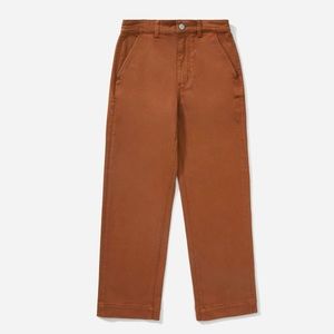 Everlane The Straight-Leg Crop Regular Cocoa Brown